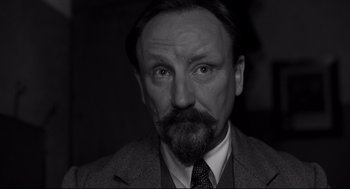 Movie still from “The White Ribbon” (2009), directed by Michael Haneke – Close Up shot, Low angle