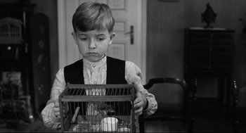 Movie still from “The White Ribbon” (2009), directed by Michael Haneke – Close Up shot, High angle