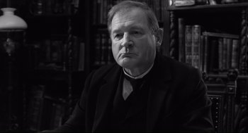 Movie still from “The White Ribbon” (2009), directed by Michael Haneke – Close Up shot, Low angle