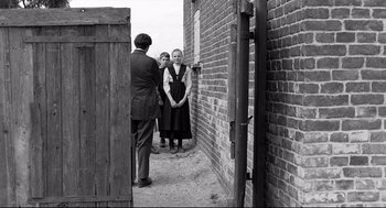 Movie still from “The White Ribbon” (2009), directed by Michael Haneke – Wide shot, Over the shoulder angle