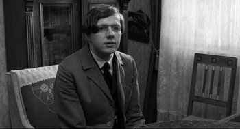 Movie still from “The White Ribbon” (2009), directed by Michael Haneke – Close Up shot, Over the shoulder angle