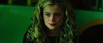 Movie still from “Dawn of the Dead” (2004), directed by Zack Snyder – A person with curly hair; Close Up shot, Low angle