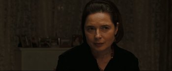 Movie still from “Two Lovers” (2008), directed by James Gray – A person wearing a black shirt; Close Up shot, Over the shoulder angle