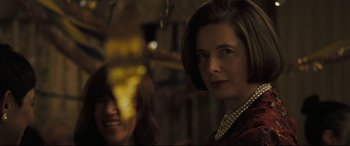 Movie still from “Two Lovers” (2008), directed by James Gray – A woman in a red dress and a woman in a black dress; Close Up shot, Over the shoulder angle