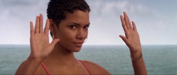 Movie still from “Die Another Day” (2002), directed by Lee Tamahori – Close Up shot, High angle