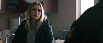 Movie still from “Wind River” (2017), directed by Taylor Sheridan – Close Up shot, Over the shoulder angle