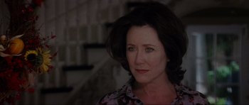 Movie still from “Donnie Darko” (2001), directed by Richard Kelly – A person wearing a shirt; Close Up shot, Low angle