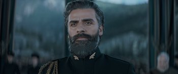 Movie still from “Dune” (2021), directed by Denis Villeneuve – Close Up shot, Over the shoulder angle