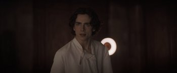 Movie still from “Dune” (2021), directed by Denis Villeneuve – Close Up shot, Over the shoulder angle