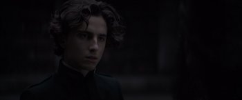 Movie still from “Dune” (2021), directed by Denis Villeneuve – Close Up shot, Over the shoulder angle