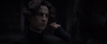 Movie still from “Dune” (2021), directed by Denis Villeneuve – Close Up shot, Over the shoulder angle
