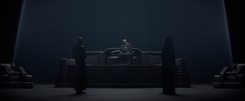 Movie still from “Dune” (2021), directed by Denis Villeneuve – Wide shot, High angle