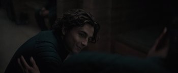 Movie still from “Dune” (2021), directed by Denis Villeneuve – Close Up shot, Over the shoulder angle