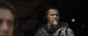 Movie still from “Dune” (2021), directed by Denis Villeneuve – Close Up shot, Over the shoulder angle