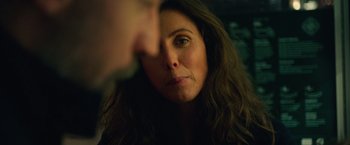 Movie still from “A Taste of Hunger” (2021), directed by Christoffer Boe – A person looking at a person's face; Close Up shot, Over the shoulder angle