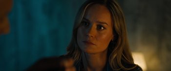 Movie still from “Fast X” (2023), directed by Justin Lin – A person looking at the camera; Close Up shot, Over the shoulder angle