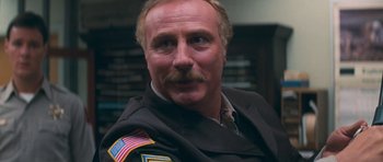 Movie still from “First Blood” (1982), directed by Ted Kotcheff – A person with a mustache; Close Up shot, Low angle