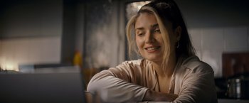 Movie still from “Flora and Son” (2023), directed by John Carney – Close Up shot, Over the shoulder angle