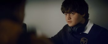 Movie still from “Flora and Son” (2023), directed by John Carney – Close Up shot, Over the shoulder angle