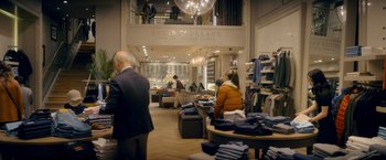 Movie still from “Flora and Son” (2023), directed by John Carney – Wide shot, Over the shoulder angle