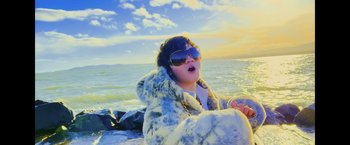 Movie still from “Flora and Son” (2023), directed by John Carney – Medium shot, Low angle