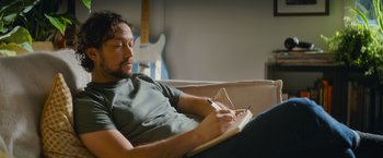 Movie still from “Flora and Son” (2023), directed by John Carney – Close Up shot, Low angle