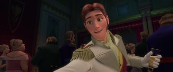 Movie still from “Frozen” (2013), directed by Jennifer Lee – A person taking a selfie; Close Up shot, Over the shoulder angle