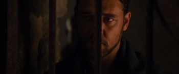 Movie still from “Gladiator” (2000), directed by Ridley Scott – A person looking at the camera; Close Up shot, Over the shoulder angle