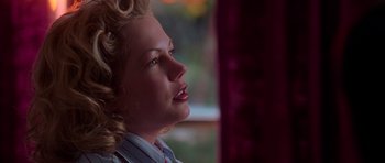 Movie still from “Halloween H20: 20 Years Later” (1998), directed by Steve Miner – A person looking up at something; Close Up shot, Over the shoulder angle