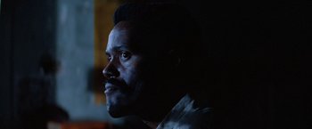 Movie still from “Halloween III: Season of the Witch” (1982), directed by Tommy Lee Wallace – A person with a beard; Close Up shot, Low angle