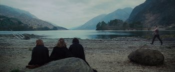 Movie still from “Harry Potter and the Goblet of Fire” (2005), directed by Mike Newell – Wide shot, High angle