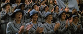 Movie still from “Harry Potter and the Goblet of Fire” (2005), directed by Mike Newell – Medium shot, High angle