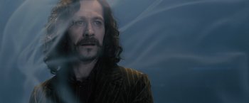 Movie still from “Harry Potter and the Order of the Phoenix” (2007), directed by David Yates – A person with long hair; Close Up shot, Over the shoulder angle