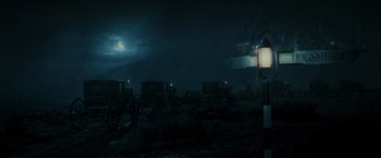 Movie still from “Harry Potter and the Prisoner of Azkaban” (2004), directed by Alfonso Cuarón – An image of a dark night in the desert; Extreme Wide shot, Low angle