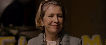 Movie still from “Hot Fuzz” (2007), directed by Edgar Wright – A person wearing a jacket; Close Up shot, Low angle