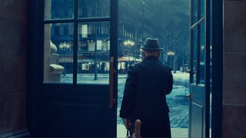 Movie still from “Hugo” (2011), directed by Martin Scorsese – Wide shot, Over the shoulder angle