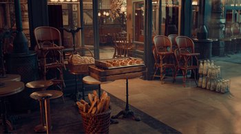 Movie still from “Hugo” (2011), directed by Martin Scorsese – Wide shot, High angle