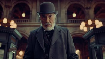 Movie still from “Hugo” (2011), directed by Martin Scorsese – Close Up shot, Low angle