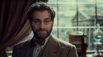 Movie still from “Hugo” (2011), directed by Martin Scorsese – Close Up shot, Low angle