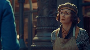 Movie still from “Hugo” (2011), directed by Martin Scorsese – Medium shot, Low angle