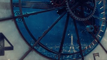 Movie still from “Hugo” (2011), directed by Martin Scorsese – Extreme Wide shot, High angle