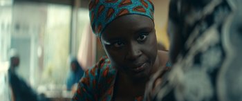 A person wearing a headscarf