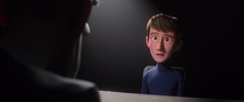 Movie still from “Incredibles 2” (2018), directed by Brad Bird – Close Up shot, Over the shoulder angle