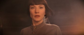 Movie still from “Indiana Jones and the Kingdom of the Crystal Skull” (2008), directed by Steven Spielberg – A person wearing a jacket; Close Up shot, Low angle