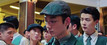 Movie still from “Ip Man 3” (2015), directed by Wilson Yip – A group of young men standing next to each other; Close Up shot, Low angle