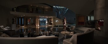 Movie still from “Iron Man 3” (2013), directed by Shane Black – Extreme Wide shot, High angle