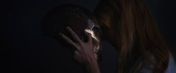 Movie still from “Iron Man 3” (2013), directed by Shane Black – Extreme Close Up shot, Low angle