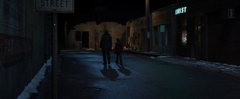 Movie still from “Iron Man 3” (2013), directed by Shane Black – Wide shot, Low angle