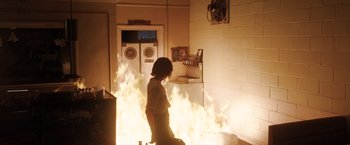 Movie still from “Iron Man 3” (2013), directed by Shane Black – Wide shot, High angle