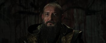 Movie still from “Iron Man 3” (2013), directed by Shane Black – Close Up shot, Low angle